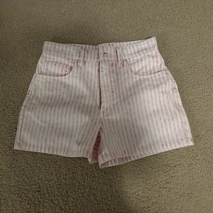 Faherty railroad stripe shorts